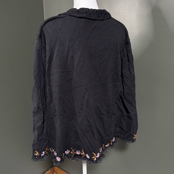Storybook Vintage Black Cardigan - Picture 4 of 6